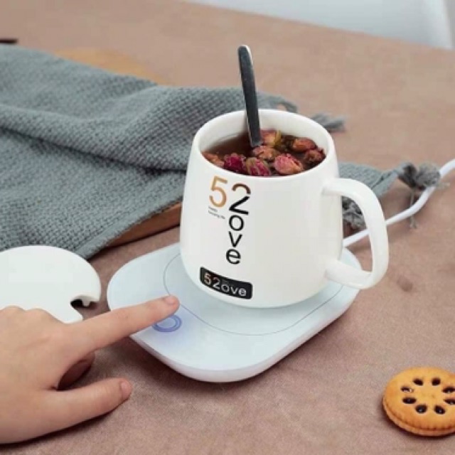 Máy Hâm Nóng Đồ Uống 52 OVE Thông Minh( tặng kèm cốc)