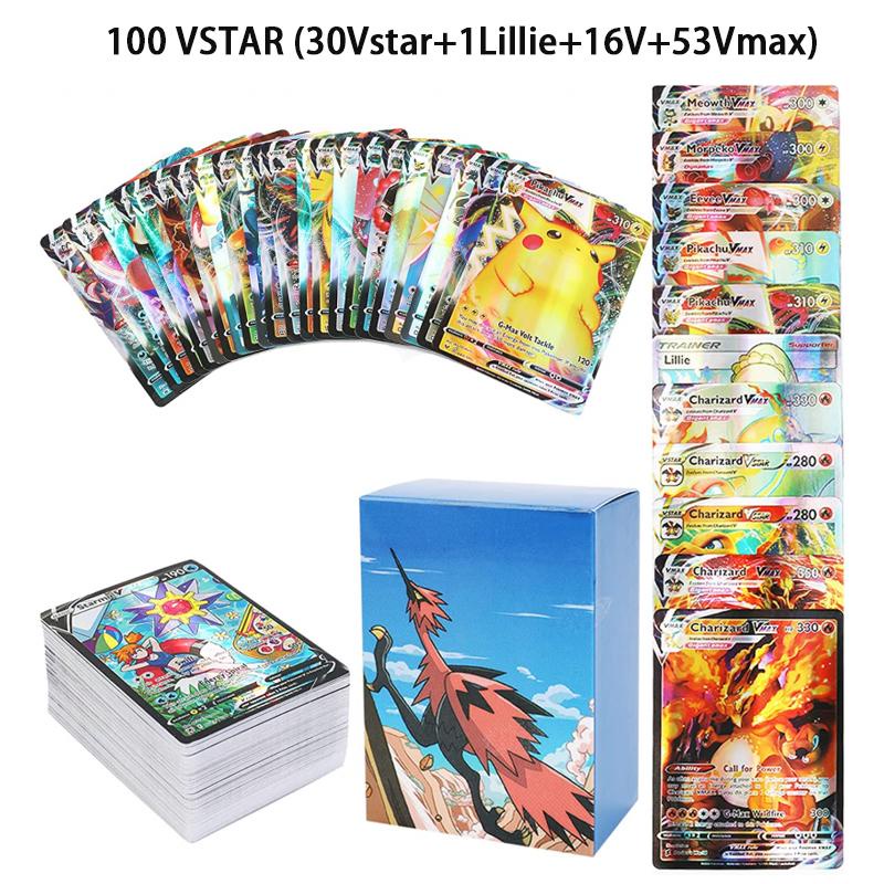 Set 100-200 Thẻ Bài Pokemon Đồ Chơi Giải Trí Cho Bé