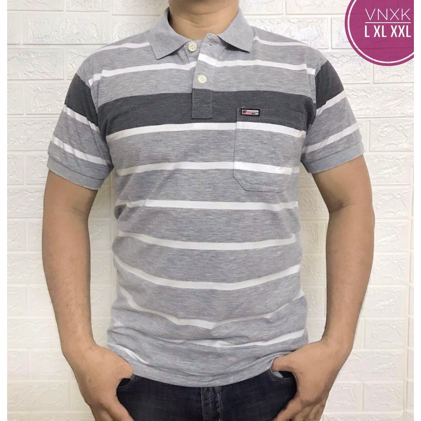 Áo Thun nam lớn tuổi có túi⚡️ Hàng VNXK ⚡️Áo thun nam trung niên có túi ( chất liệu cotton 100%) | BigBuy360 - bigbuy360.vn