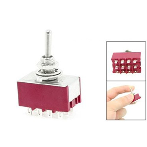 Công Tắc 6a / 125vac 2a / 250vac 12 Pin 4pdt On / On 2 Vị Trí Mini Mts-402 | BigBuy360 - bigbuy360.vn