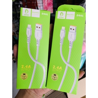 cáp sạc DENMEN D06T cho IPHONE / MICRO / TYPE C