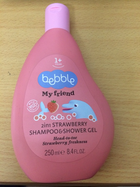 Sữa tắm gội Bebble 400ml Pháp cho bé từ 0m+