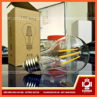 Bóng LED Giả Sợi Đốt EDISON A60, Đui E27, 4w