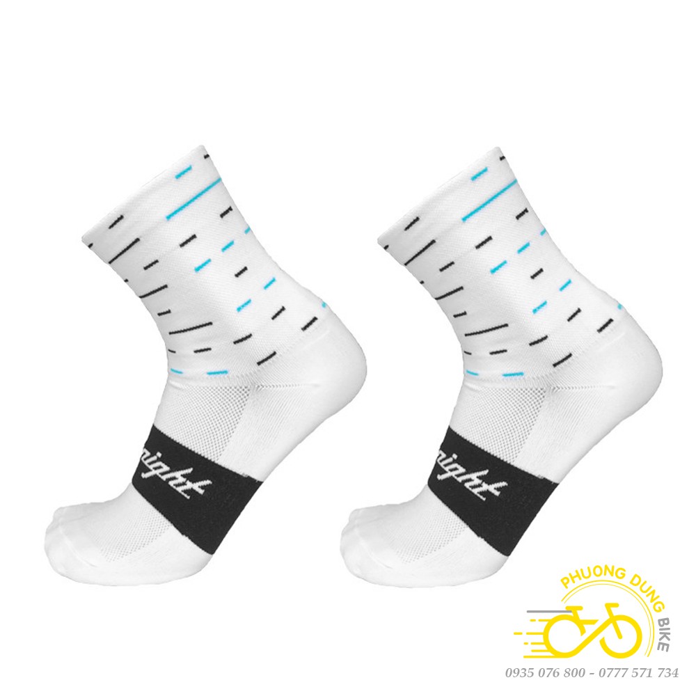Tất  chân thể thao đi xe đạp SKY NIGHT - Phối gạch Ngang