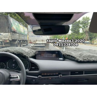 Thảm taplo lông thú Mazda3 2020 bản không màn hình HUD