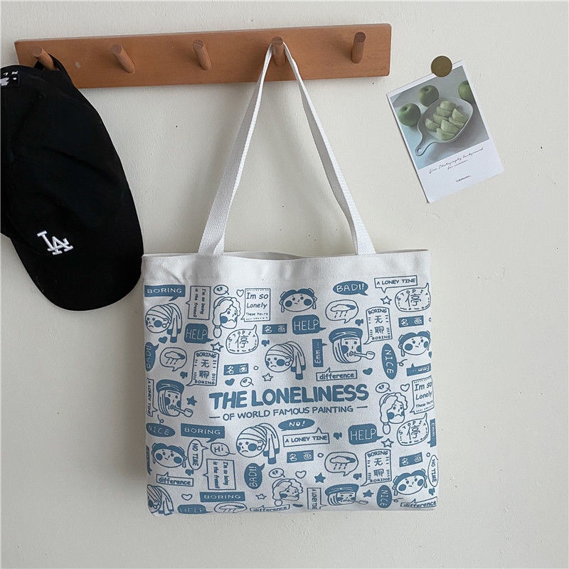Túi Xách Nữ Balo Nữ túi đeo Chéo Nữ Túi Xách Vải Canvas Cỡ Lớn Có Thể Tái Sử Dụng Tiện Lợi Cho Học Sinh balo giá rẻ balo nữ dễ thương balo thời trangbalo nữ hàn quốc