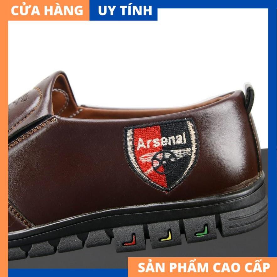 Giày lười nam màu nâu đậm chất lượng cao VP519 Gấu Nâu [HÀNG CAO CẤP] | BigBuy360 - bigbuy360.vn