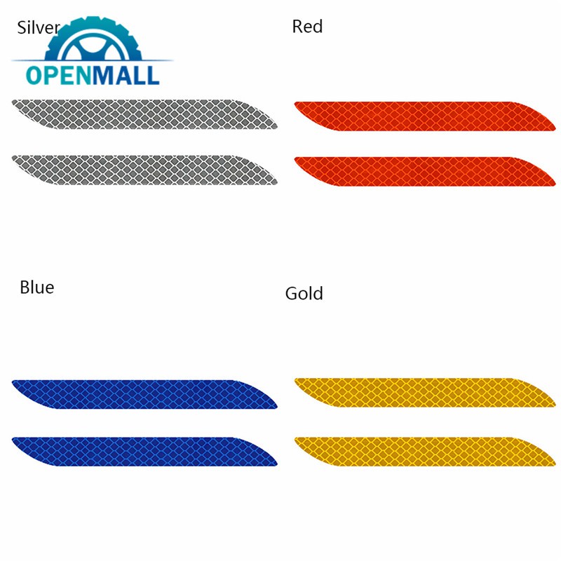 Set 2 nhãn dán an toàn phản quang cho xe hơi