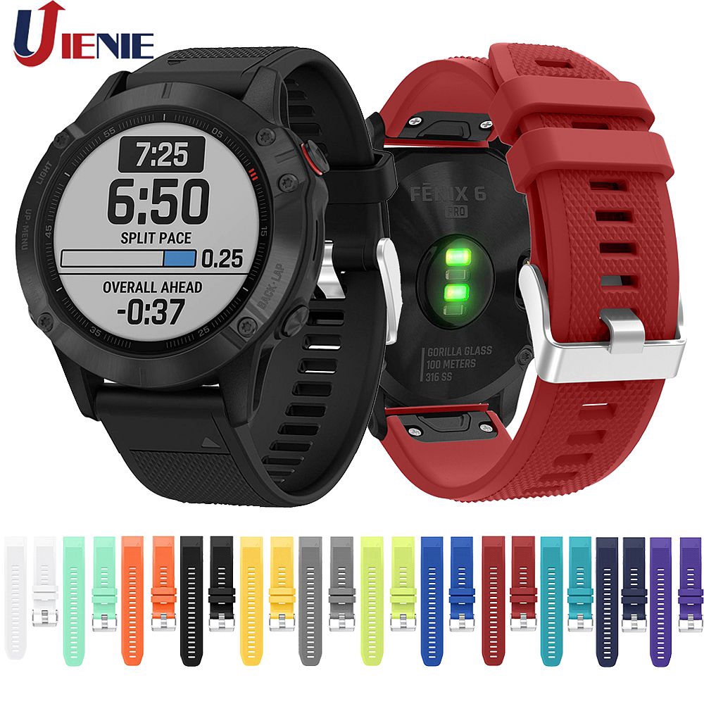 Dây đeo silicon 22mm thay thế cho dây đeo đồng hồ thông minh Garmin Fenix 6 6pro 5 5plus forerunner 935 945