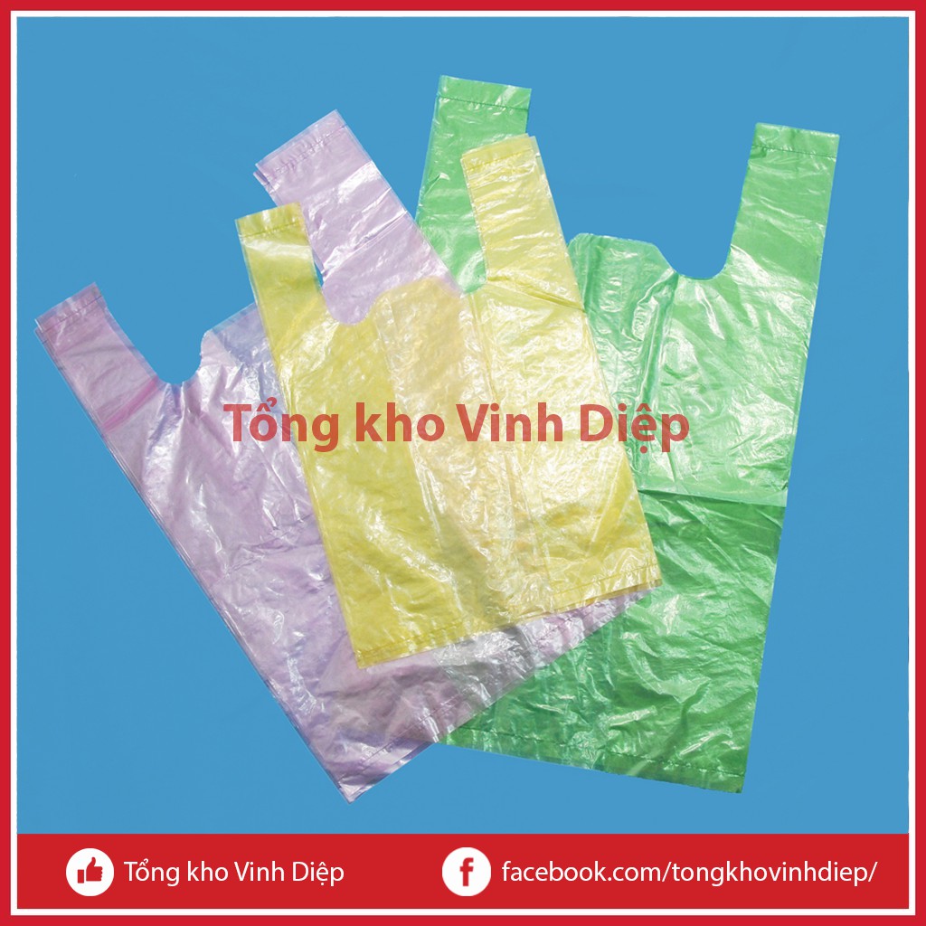 1 kg túi nilon đựng hàng đủ màu, đủ size 0.7 - 20kg - Hàng dai đẹp, giá rẻ