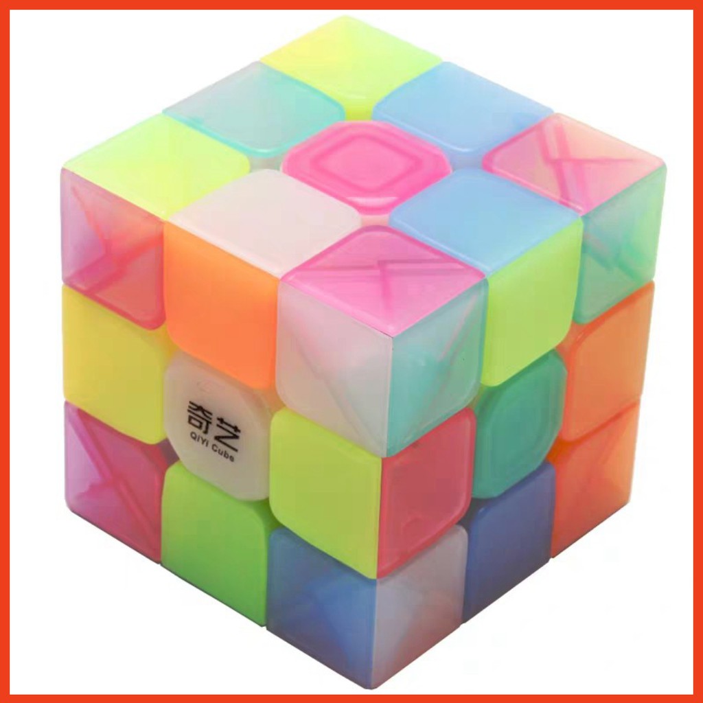 Đồ Chơi Rubik 3x3x3 - Khối Lập Phương Rubic QiYi Jelly Cube