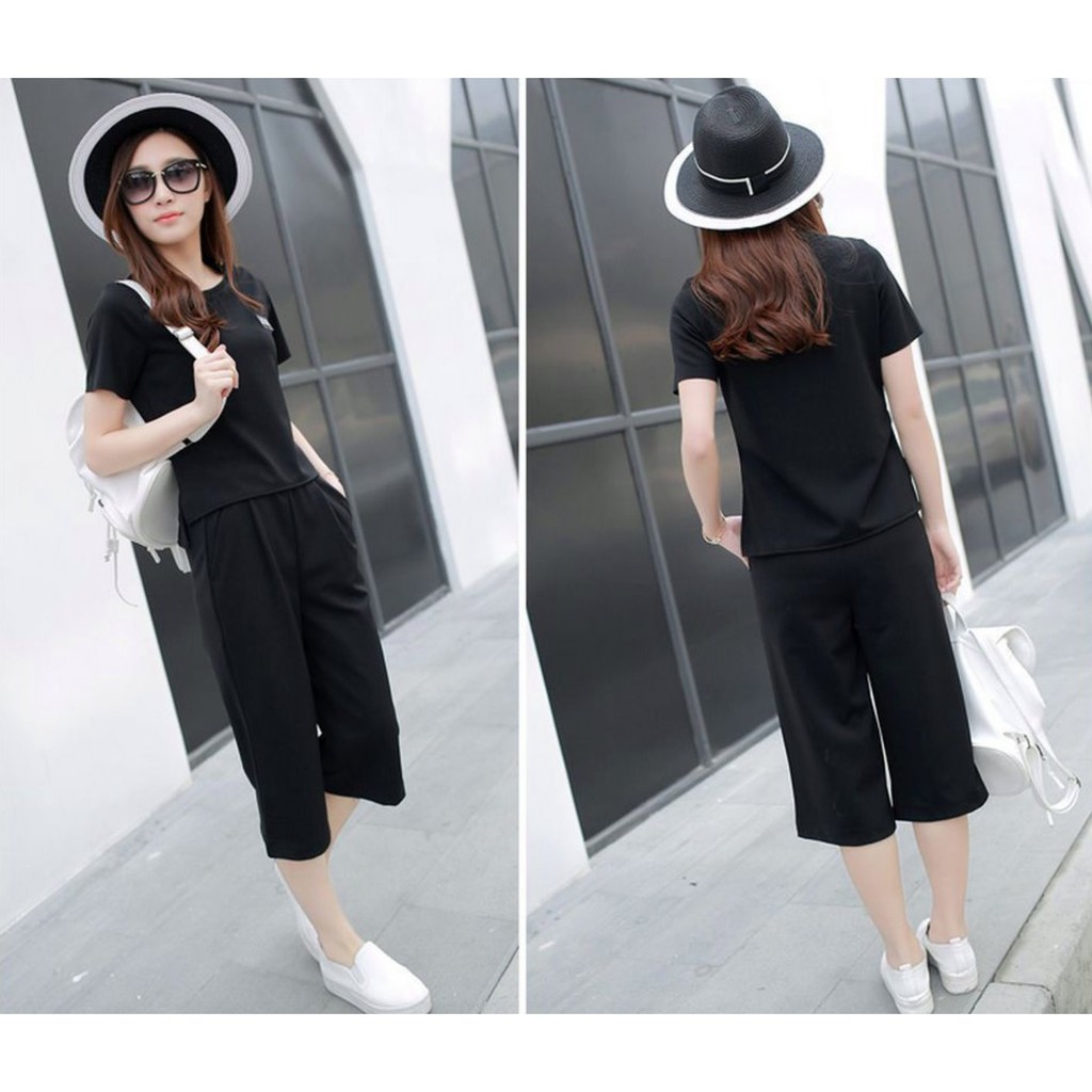 [Mã SKAMLTSW8 giảm 10% đơn 100K] Set Hipster phong cách đường phố - quần ống suông kèm áo kiểu - BunBun Homewear | BigBuy360 - bigbuy360.vn