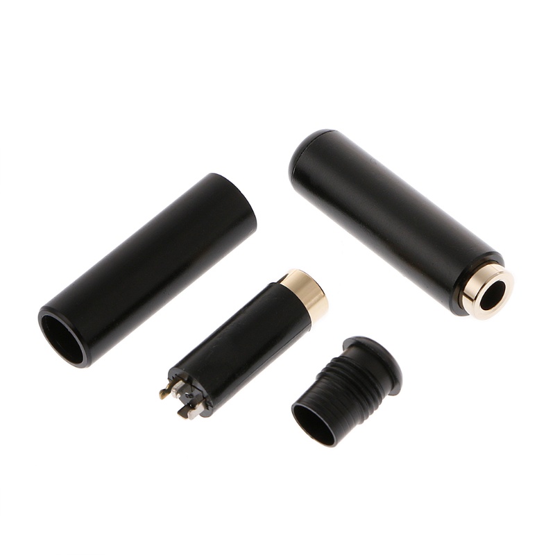 Set 3 Đầu Nối Jack Cắm o Female 4 Cực 3 5mm Cho Tai Nghe DIY