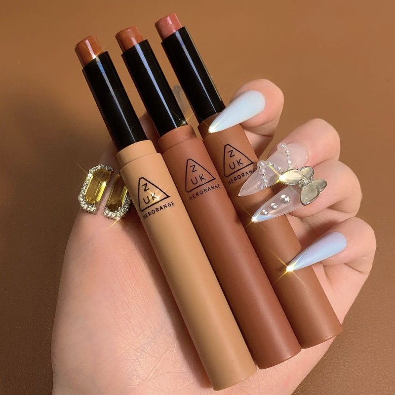 [Hàng mới về] Bộ 3 cây son lì hình điếu thuốc Herorange chuyên dụng | BigBuy360 - bigbuy360.vn