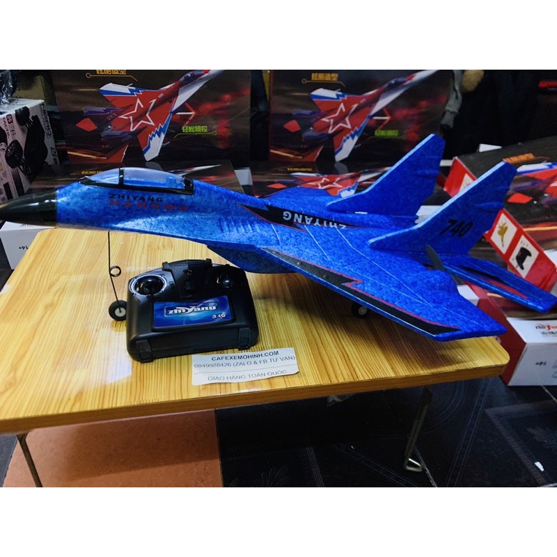 máy bay điều khiển su27 size siêu to chịu va đập dễ bay mig 740