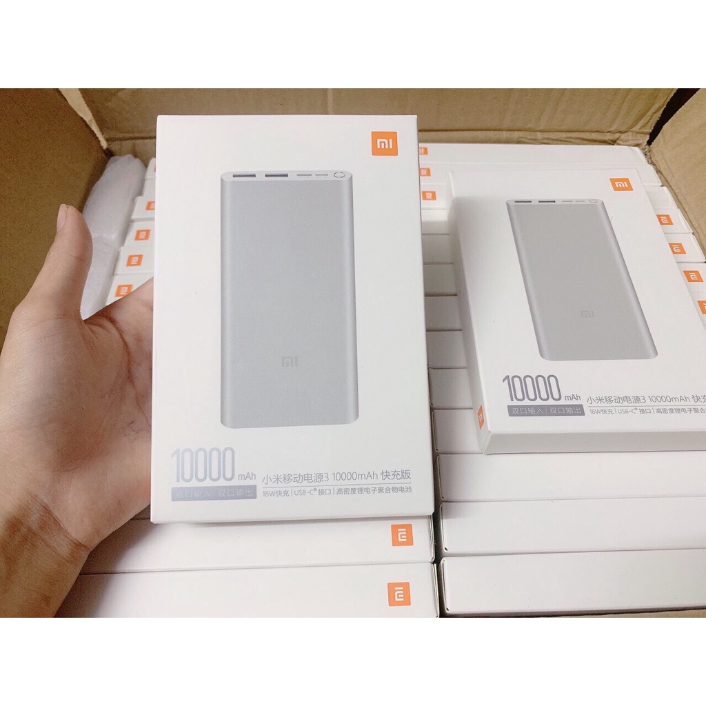 Pin sạc dự phòng type C 18W Xiaomi  redmi  20000mAh gen 3 Pro hỗ trợ sạc nhanh 2 chiều lên đến 18W