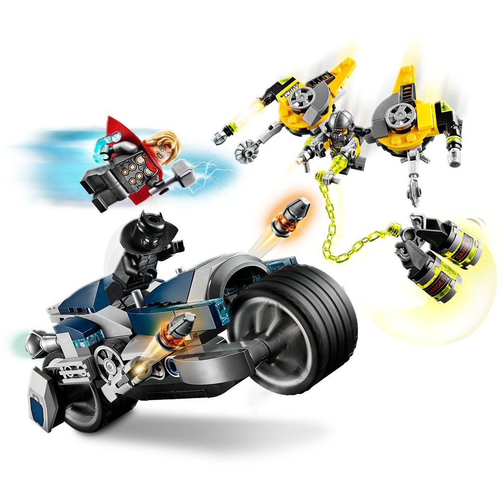LEGO Super Heroes 76142 Avengers: Xe môtô Báo đen
