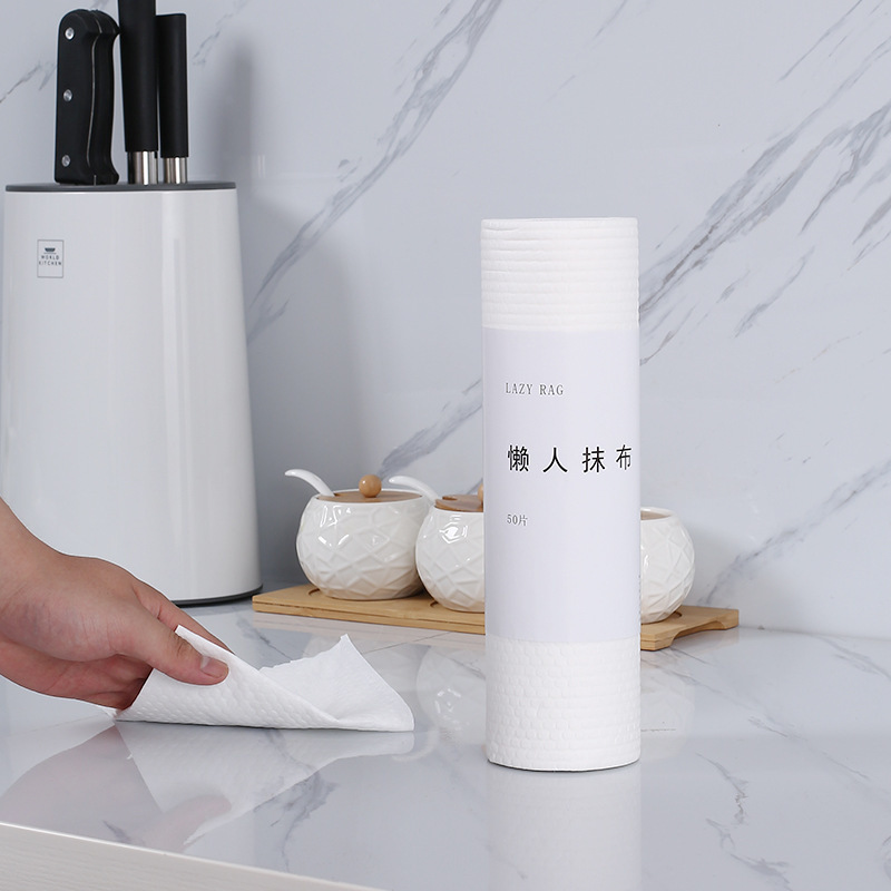 Cuộn 50 Miếng Vải Không Dệt Vệ Sinh Đa Năng