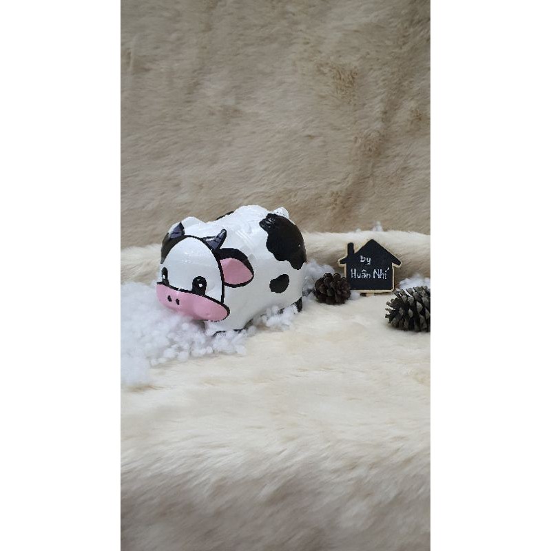 Heo đất handmade - bò sữa