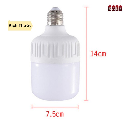 Bóng đèn LED trụ tròn 20W 30W ánh sáng trắng ĐÈN DUY THẮNG