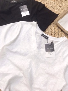 Áo croptop cổ tim cao cấp