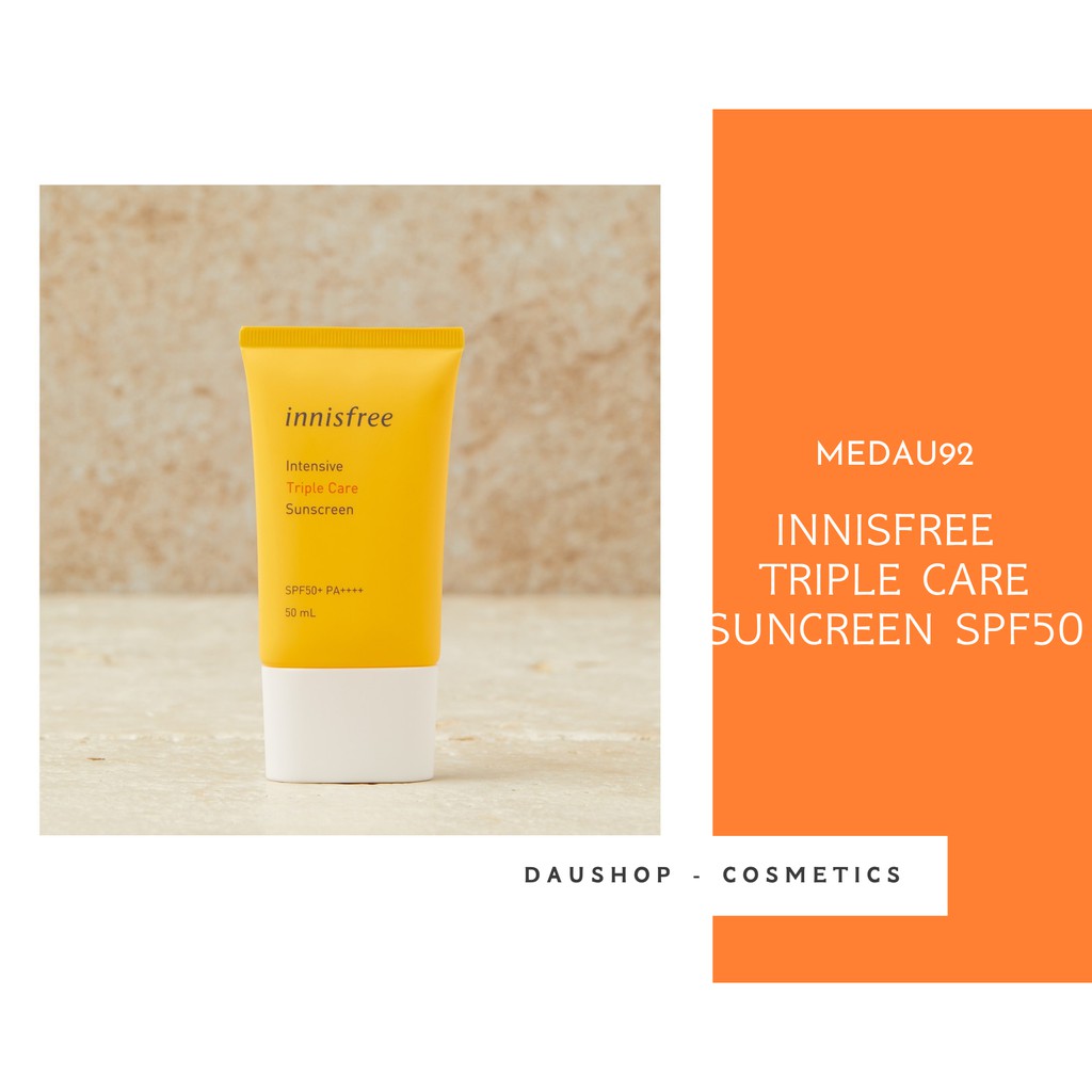 Kem chống nắng Innisfree Perfect UV Protection Cream Triple Care SPF 50 PA++++