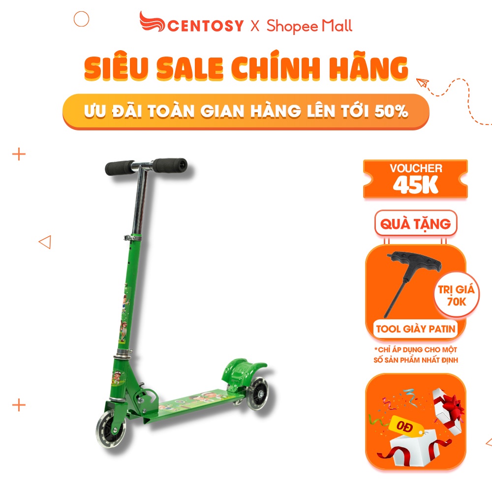 Xe Scooter 951 Trẻ Em Giá Rẻ, Bánh Phát Sáng Khung Chắc Chắn