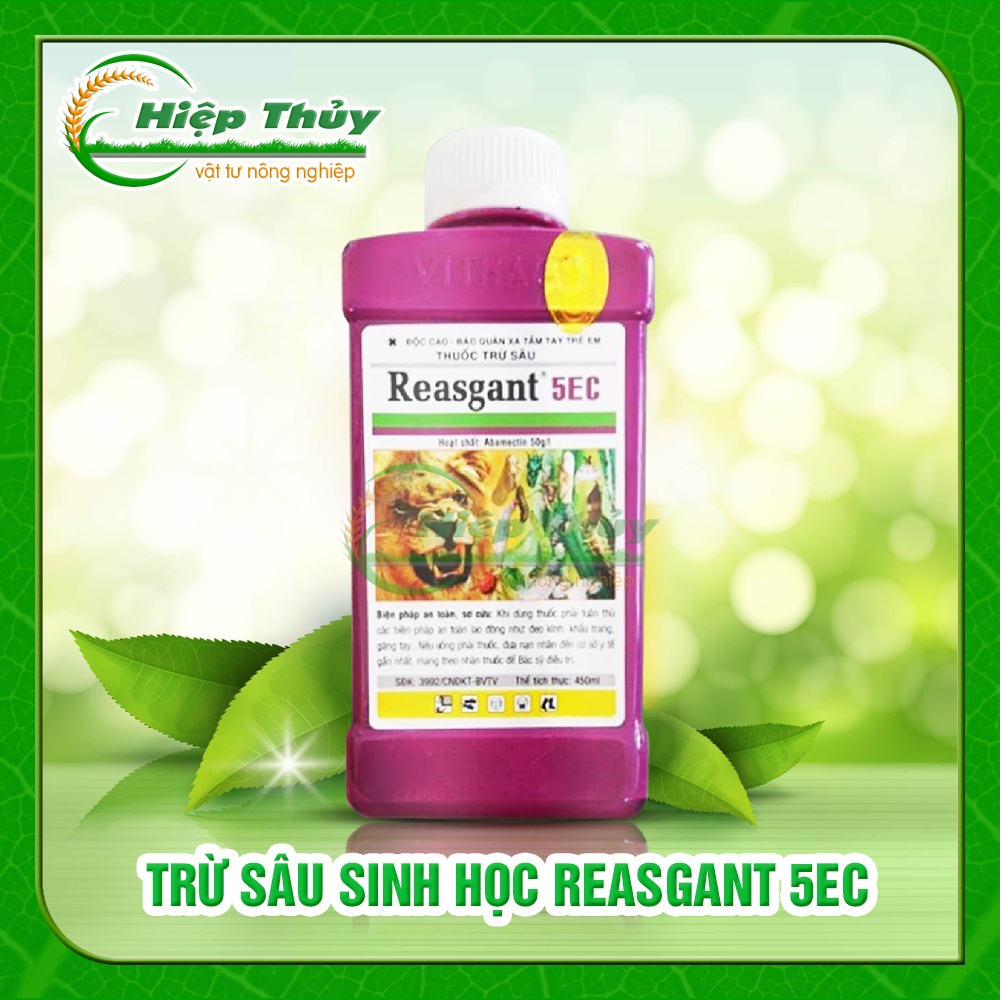 TRỪ SÂU SINH HỌC REASGANT 5EC (PLUTEL 5EC) 450ml