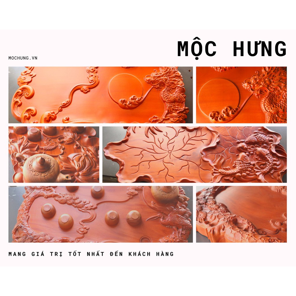 KHAY TRÀ NGUYÊN KHỐI - ĐỘC - ĐẸP - LẠ
