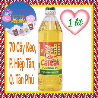 Dầu ăn thực vật tinh luyện Cái Lân chai 1L - Dầu ăn Cái Lân Cooking Oil can 1 lít