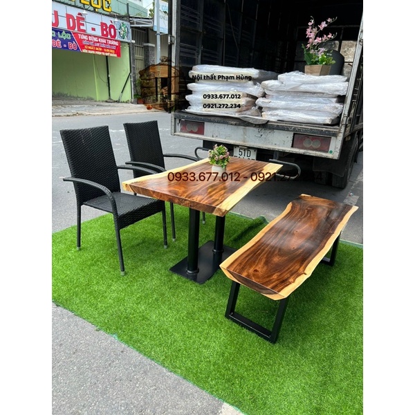Bộ bàn ghế phòng ăn nguyên khối giá xưởng