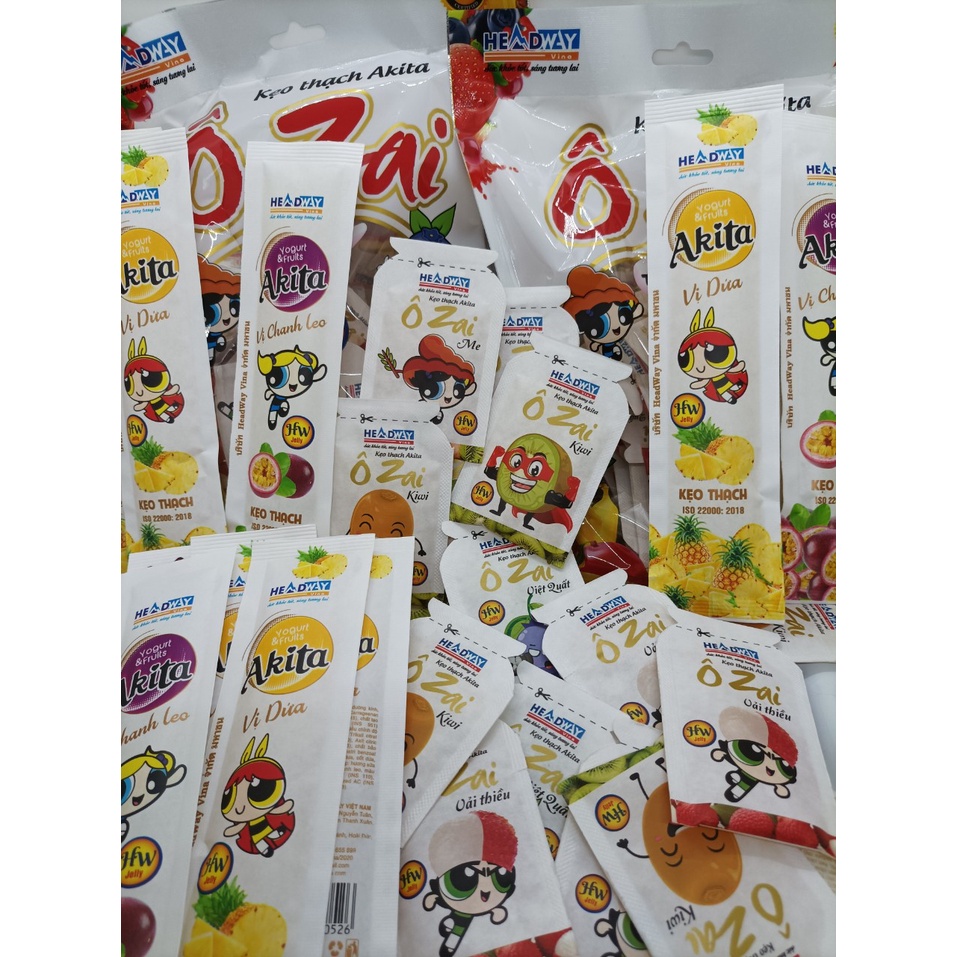 Thạch Zai trái cây Akita