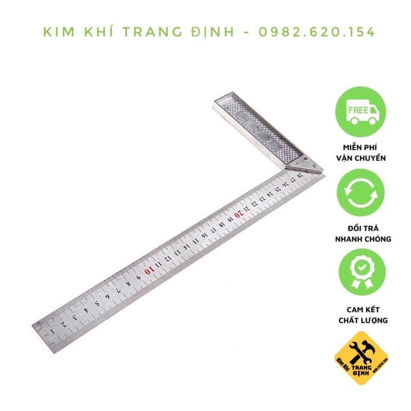 Thước ke góc vuông 30cm