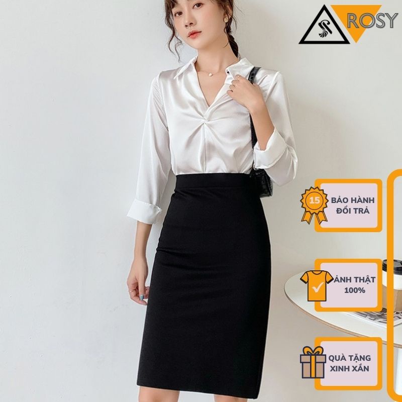 Chân váy công sở chất thun co giãn form siêu tôn dáng cho nữ