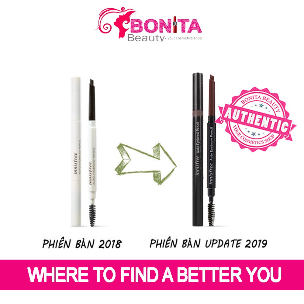 Chì Kẻ Mày Innisfree Auto Eye-Brow Pencil