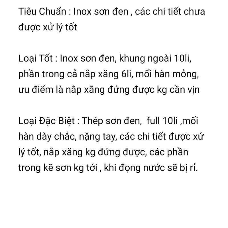 Baga AB AirBlade 2020-2022 Inox Sơn Đen Titan