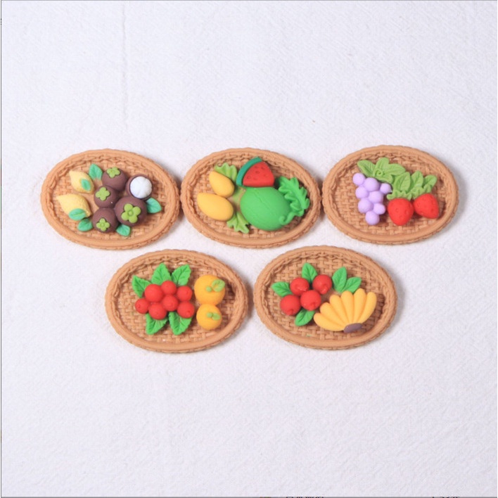 Mô hình mẹt trái cáy trang trí nhà búp bê, nhà mô hình DIY