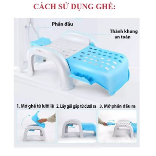 Ghế ăn dặm hokori việt nhật cho bé kiêm ghế gội đầu biến hình 3 trong 1 - ảnh sản phẩm 5