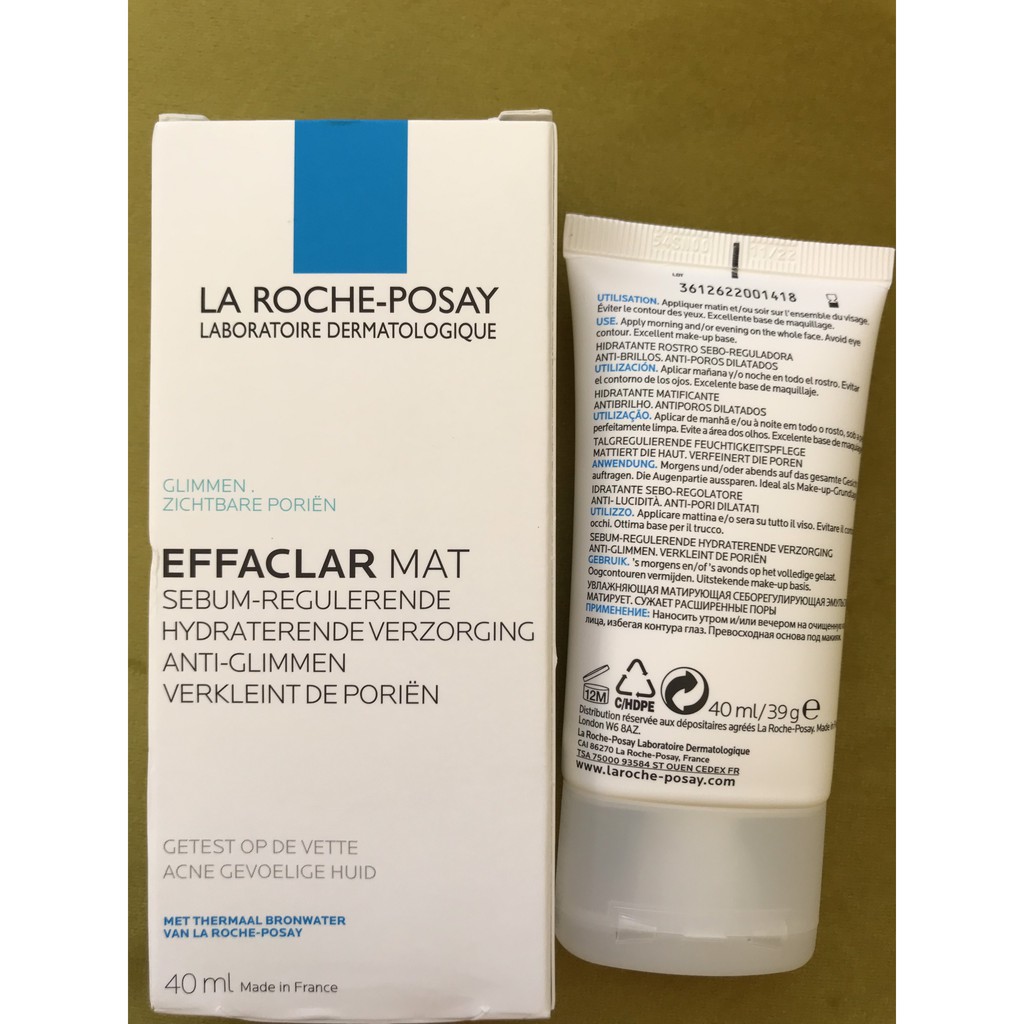 ✅[HÀNG CHÍNH HÃNG]Kem dưỡng ẩm kiềm dầu La Roche- Posay Effaclar Mat