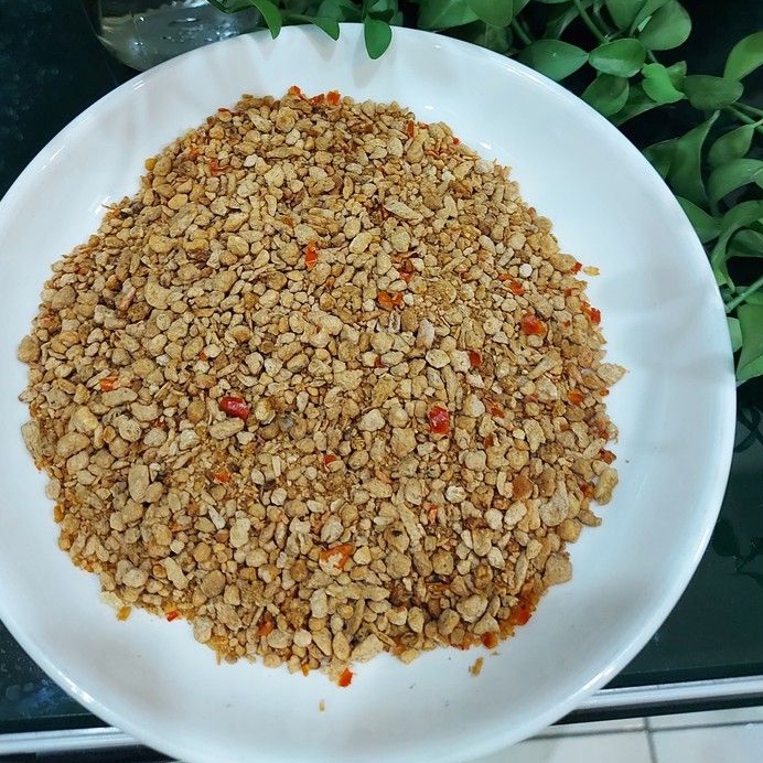 Muối Tôm Tây Ninh Hạt To Ớt Cay Ngon Ăn Bánh Tráng, Trái Cây, Hoa Quả Hũ 100gr