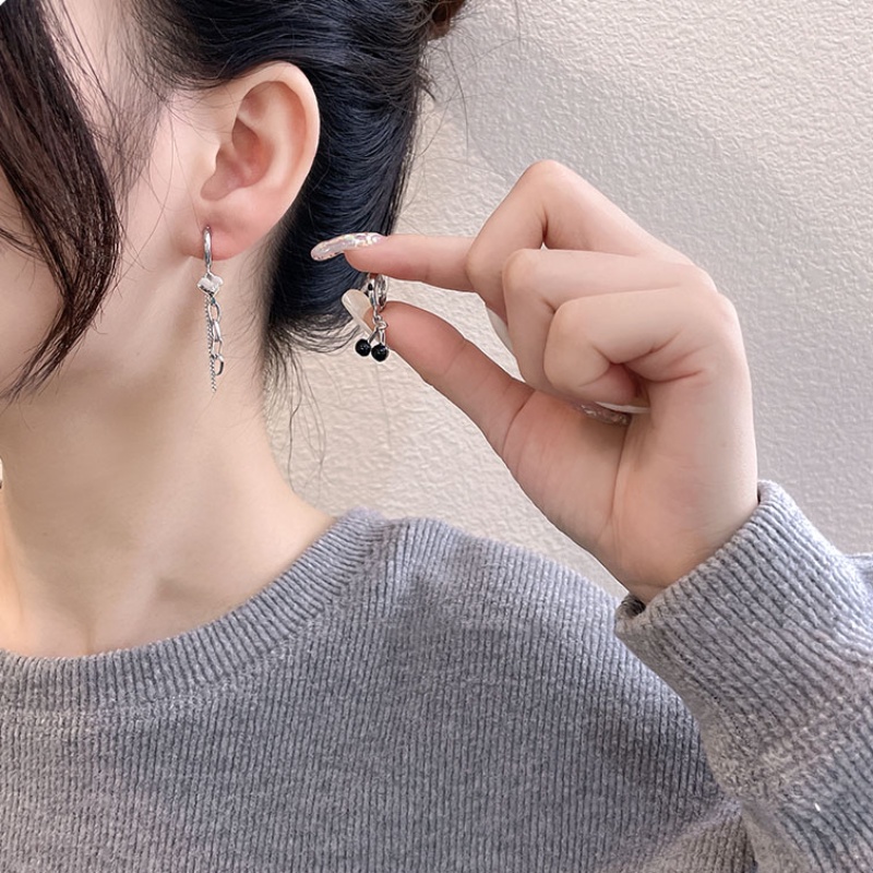 Khuyên tai hình trái Cherry phong cách Hàn Quốc