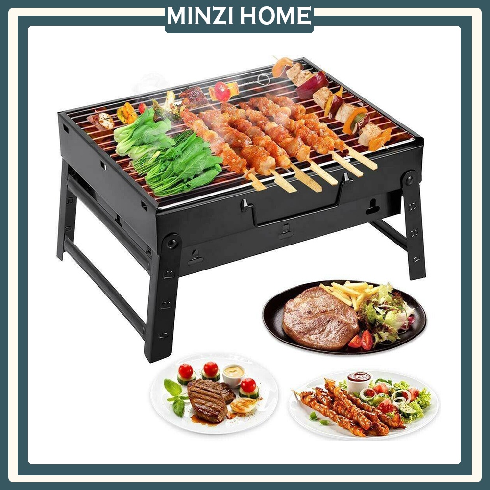 Bếp Nuớng Than Hoa Mini Hàng Loại 1, Bếp Nướng Gia Đình Chất Liệu Thép Không Gỉ Nhập Khẩu