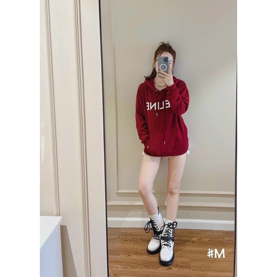 Áo nỉ da cá mũ chữ CELINE🌹  hot trend ảnh thật | BigBuy360 - bigbuy360.vn
