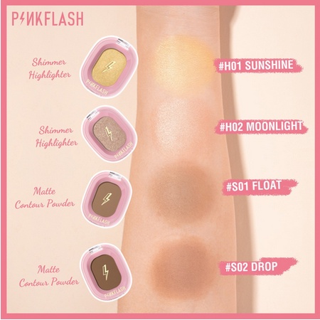 Pinkflash (Hàng Mới Về) Phấn Bắt Sáng Tạo Khối Trang Điểm Tự Nhiên Mềm Mịn | BigBuy360 - bigbuy360.vn