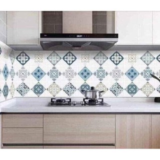 Cuộn 3m giấy dán bếp hoa văn chịu nhiệt