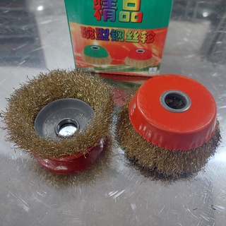 Bộ 2 chén hoặc 1 chén cước đỏ, cước chén chà sắt / đánh rỉ nắp đỏ 1t hàng loại 1, chén cước đánh máy hàng dày đánh rỉ