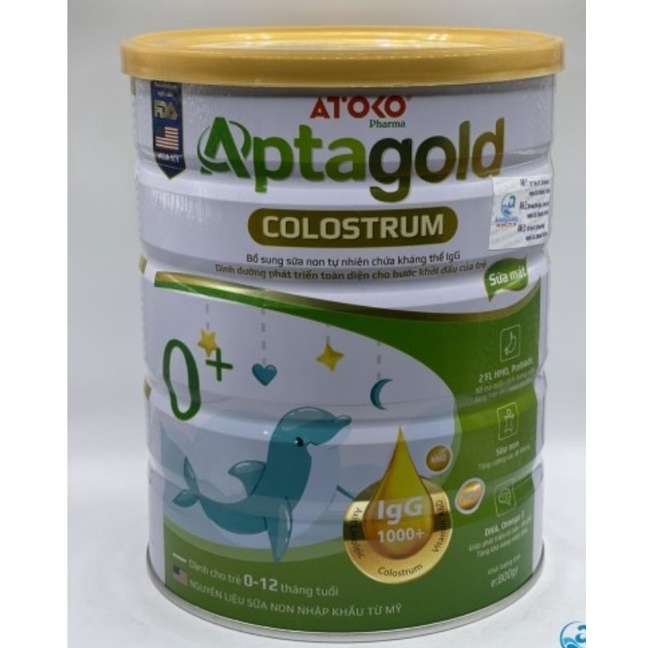 Sữa bột Aptagold Colostrum 0+ 800g