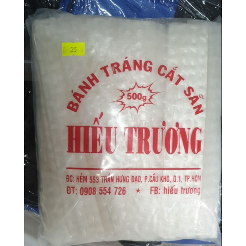 Bánh tráng cắt sẵn Hiếu Trương