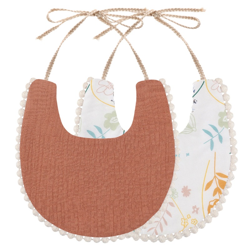Yếm Ăn Cotton Mềm Mại Thấm Hút Tốt Cho Bé