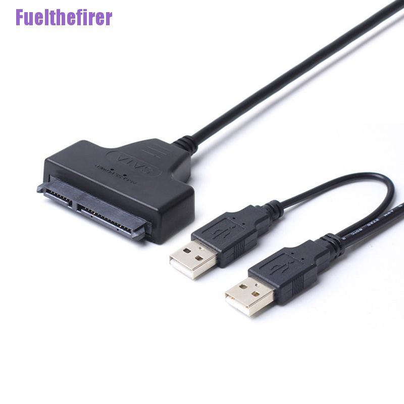 Dây Cáp Chuyển Đổi Usb 2.0 Sang Sata Cho Ổ Cứng 2.5 "Hdd Ssd Laptop